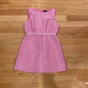 Tahari Pink Polka Dot Dress